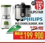 Promo Harga PHILIPS Rice Cooker / Blender / Iron  - Hypermart
