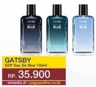 Promo Harga Gatsby Eau De Parfum Blue 100 ml - Yogya