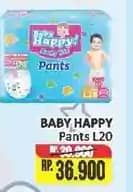 Promo Harga Baby Happy Body Fit Pants L20 20 pcs - Alfamart