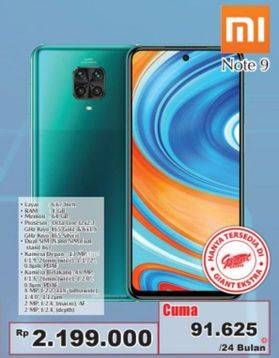 Promo Harga XIAOMI Redmi Note 9  - Giant