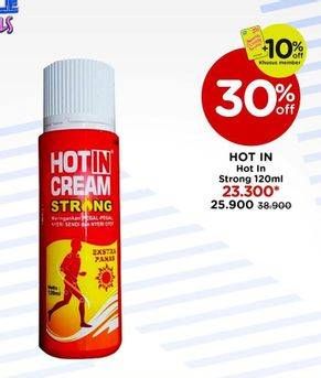 Promo Harga Hot In Cream Strong 120 ml - Watsons