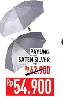 Promo Harga Payung Saten Silver  - Hypermart