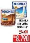 Promo Harga INDOMILK Susu Kental Manis Cokelat, Plain 370 gr - Hypermart