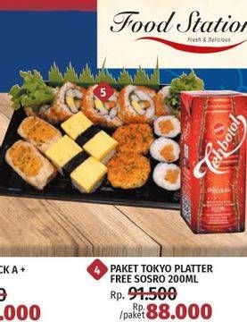 Promo Harga FOOD STATION Paket Tokyo Platter  - LotteMart