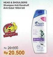 Promo Harga HEAD & SHOULDERS Shampoo Eucalyptus Anti Gatal 160 ml - Indomaret