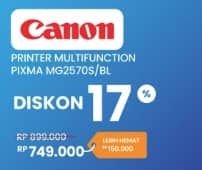 Promo Harga Canon Pixma MG2570S  - Electronic City