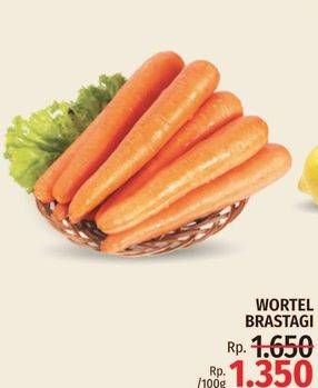 Promo Harga Wortel Berastagi per 100 gr - LotteMart