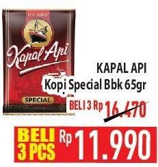 Promo Harga Kapal Api Kopi Bubuk Special 65 gr - Hypermart