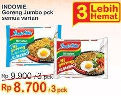 Promo Harga INDOMIE Mi Goreng Jumbo per 3 pcs - Indomaret