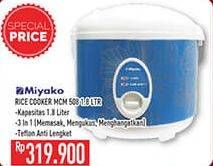 Promo Harga MIYAKO MCM-508 1800 ml - Hypermart