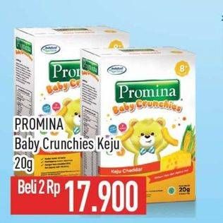 Promo Harga Promina 8+ Baby Crunchies Keju 20 gr - Hypermart