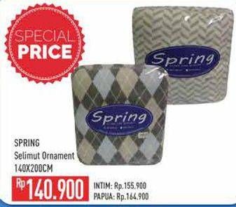 Promo Harga Spring Selimut 140x200 1 pcs - Hypermart