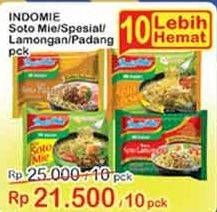 Promo Harga Soto Mie/Spesial/Lamongan/Padang 10s  - Indomaret