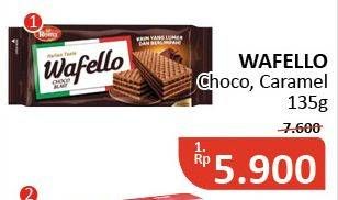 Promo Harga ROMA Wafello Butter Caramel, Choco Blast 135 gr - Alfamidi