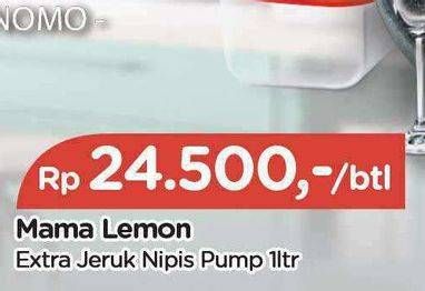 Promo Harga Mama Lemon Cairan Pencuci Piring Jeruk Nipis 1000 ml - TIP TOP