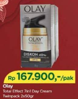 Promo Harga Olay Total Effects 7 in 1 Anti Ageing Day Cream 50 gr - TIP TOP