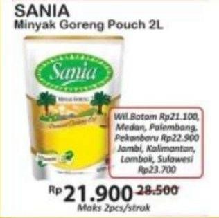 Promo Harga Sania Minyak Goreng 2000 ml - Indomaret