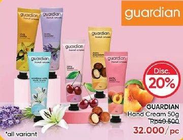 Promo Harga Guardian Hand Cream All Variants 50 gr - Guardian
