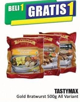 Promo Harga Tastymax Gold Bratwurst All Variants 500 gr - Hari Hari