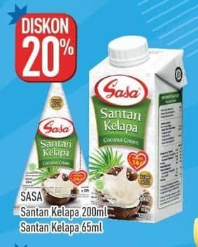 Promo Harga Sasa Santan Cair 65 ml - Hypermart