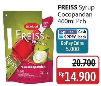 Promo Harga Freiss Syrup Cocopandan 460 ml - Alfamidi