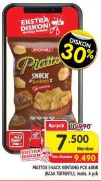 Promo Harga Piattos Snack Kentang 68 gr - Superindo