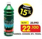 Promo Harga WIPOL Karbol Wangi Cemara 750 ml - Superindo