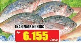 Promo Harga Ikan Ekor Kuning per 100 gr - Hari Hari