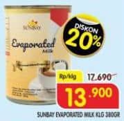 Promo Harga Sunbay Evaporated Milk 380 gr - Superindo