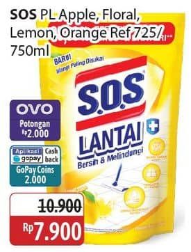 Promo Harga SOS Karbol Wangi Classic Pine, Lemon Pine 750 ml - Alfamidi