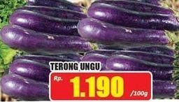 Promo Harga Terong Ungu per 100 gr - Hari Hari