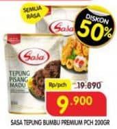 Sasa Tepung Bumbu Premium 200 gr Diskon 50%, Harga Promo Rp9.900, Harga Normal Rp19.890