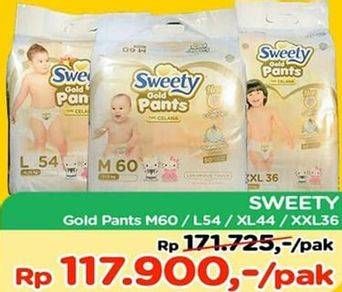 Promo Harga Sweety Gold Pants M60, L54, XL44, XXL36  - TIP TOP