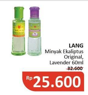 Promo Harga Cap Lang Minyak Ekaliptus Aromatherapy/Minyak Telon Lang Plus Triple Action  - Alfamidi