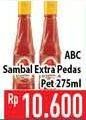 Promo Harga ABC Sambal Extra Pedas 275 ml - Hypermart