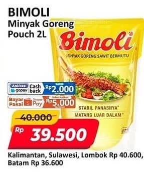 Promo Harga Bimoli Minyak Goreng 2000 ml - Alfamart