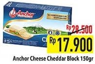 Promo Harga Anchor Cheddar Cheese 150 gr - Hypermart