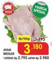 Promo Harga Ayam Broiler per 100 gr - Superindo