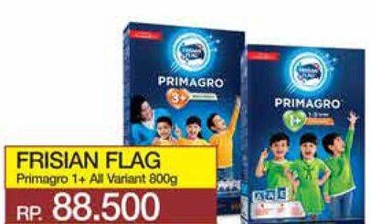 Promo Harga Frisian Flag Primagro 1+ All Variants 800 gr - Yogya