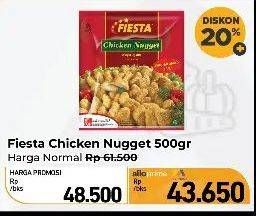 Promo Harga Fiesta Naget Chicken Nugget 500 gr - Carrefour