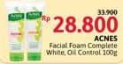 Promo Harga Acnes Facial Wash Complete White, Oil Control 100 gr - Alfamidi