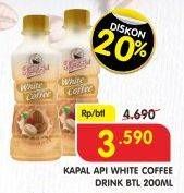 Promo Harga Kapal Api White Coffee Drink 200 ml - Superindo