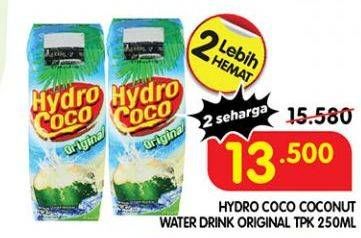 Promo Harga Hydro Coco Minuman Kelapa Original 250 ml - Superindo