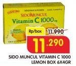 Promo Harga SIDO MUNCUL Vitamin C 1000mg per 6 sachet 4 gr - Superindo