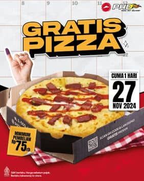 Promo Harga Gratis Pizza  - Pizza Hut