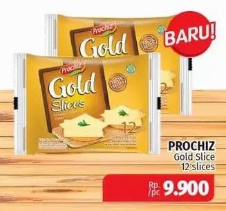 Promo Harga PROCHIZ Gold Slices 12 pcs - Lotte Grosir