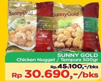 Promo Harga SUNNY GOLD Chicken Nugget/ Tempura 500 gr - TIP TOP