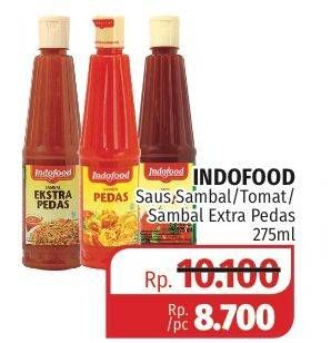 Promo Harga INDOFOOD Sambal/Saus Tomat 275ml  - Lotte Grosir