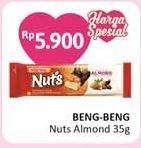 Promo Harga BENG-BENG Wafer Nuts Almond 35 gr - Alfamidi