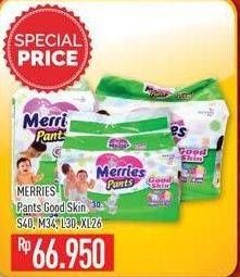 Promo Harga Merries Pants Good Skin S40, M34, L30, XL26  - Hypermart